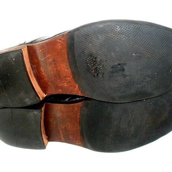 Ermenegildo Zegna Handmade Brown Leather Luxury Hobo Boots 11M $1420 - Picture 10 of 13